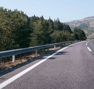 Hot <b>Dip</b> Zinc Coated Highway Guardrail With 550GSM 600GSM Anti Rust Protection - Product Image 6