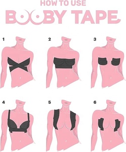 Nastro per seno nastro per sollevamento del seno nastro per bottino con due copricapezzoli - Product Image 4