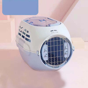 กระเป๋าใส่สัตว์เลี้ยงแบบพกพาสำหรับลูกสุนัขและลูกแมว  น้ำหนักเบา  ผ้าตาข่ายระบายอากาศได้ดี  ทำจากสแตนเลสพับได้  ได้รับการรับรองจากสายการบิน - Product Image 6