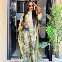 Gaun Fashion Grosir Ukuran Bebas Wanita Muslimah Elegan Afrika Muslim Gaun Malam Terbaru Afrika Selatan