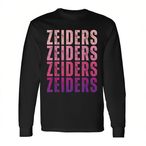 Camiseta de manga larga vintage con nombre personalizado de Zeiders I Love Zeiders - Product Image 2
