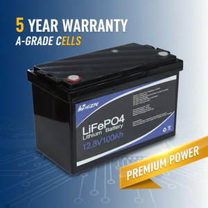 Batteria Solare a Ciclo Profondo LiFePO4, Pacco Batterie agli Ioni di Litio per Camper 12.8V 100Ah 150Ah 200Ah 300Ah 1280Wh 1.28kWh - Product Image 2