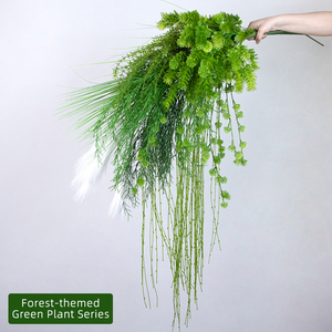 ใบเฟิร์นอะ<span class=keywords><strong>ส</strong></span>ปาร์กั<span class=keywords><strong>ส</strong></span>ประดิษฐ์แบบขาย<span class=keywords><strong>ส</strong></span>่ง กิ่งใบไม้แขวนตกแต่งได้ งอได้ <span class=keywords><strong>ส</strong></span>ำหรับตกแต่งซุ้มงานแต่งงาน ธี<span class=keywords><strong>ม</strong></span>ป่า - Product Image 5