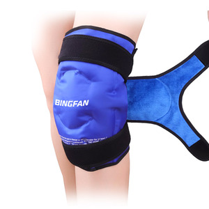 Impacco di Ghiaccio Bingfan per Alleviare il Dolore al Ginocchio, Grande Impacco Freddo Riutilizzabile in Gel Flessibile per Dopo Chirurgia <span class=keywords><strong>e</strong></span> Lesioni alla Gamba - Product Image 1