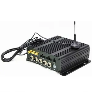 G传感器720P 4Ch混合摄像机双sd卡3G 4G WIFI直播流全球定位系统汽车移动DVR