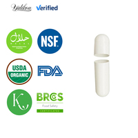 Capsules vides séparées en HPMC transparentes, personnalisées avec logo imprimé, pour végétariens, taille 000