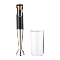 Mixeur Plongeant Électrique en Acier Inoxydable pour Usage Domestique et Hôtelier 400W 2 Vitesses Facile à Nettoyer