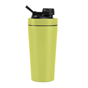 Mezclador de botellas de proteína personalizado a precio de fábrica, agitador de gimnasio de acero inoxidable de metal, taza de fitness al por mayor - Product Image 5