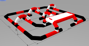 Pista gonfiabile per <span class=keywords><strong>Go</strong></span> <span class=keywords><strong>Kart</strong></span> all'aperto - Product Image 5