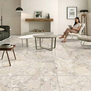 Venecia Crema 60x120cm alto brillo Verona blanco esmaltado pulido Carrara porcelana baldosas para sala de estar - Product Image 1