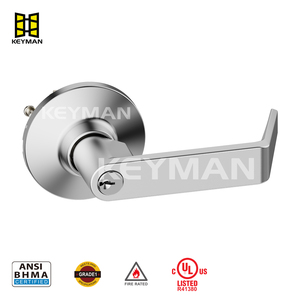 Keyman lửa-đánh giá chống trộm căn hộ chất lượng cao ANSI gỗ Cửa Khóa Set <span class=keywords><strong>Key</strong></span> Mỹ tiêu chuẩn thép không gỉ Lỗ mộng khóa - Product Image 2