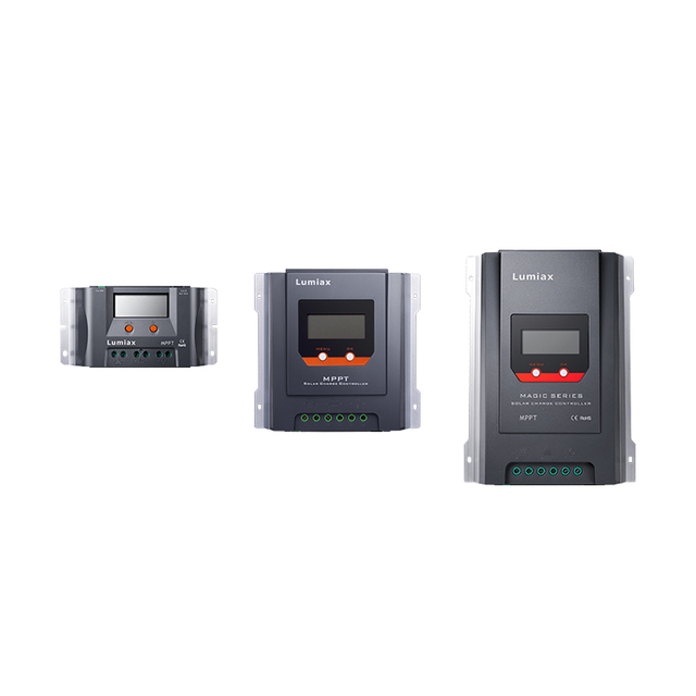 Lumiax MPPT 12V/24V/48V 10A/20A/30A/40A Bluetooth RS485 Solar Lighting Panel Charge Controller