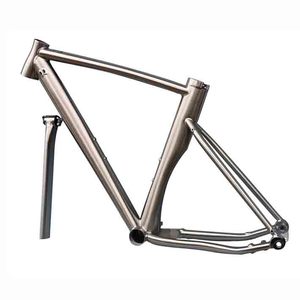 HFT Top ventas ISP 700c doble tope titanio fixie Gear cuadro de bicicleta Titanio ISP pista cuadro de bicicleta Aero <span class=keywords><strong>DI2</strong></span> <span class=keywords><strong>desviador</strong></span> incluye - Product Image 1