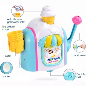 Juguete de Baño para Bebés, Máquina de Burbujas, Fabricante de Helados de Espuma, Juguetes de Baño de Espuma, Material Seguro - Product Image 4