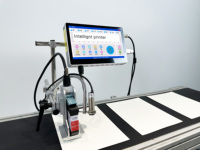 Impresora de Inyección de Tinta Térmica de Alta Velocidad de 10 Pulgadas, Impresora de Codificación Continua Digital para Logotipos, Fechas y Números de Lote