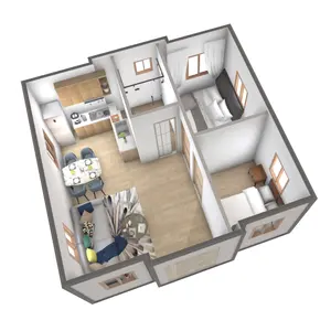 Tygb 2025 petit moderne préfabriqué étanche modulaire mobile portable 3 chambres conteneur casas véranda bureau maisons maisons