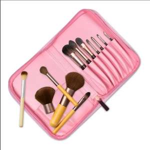 Estuche y soporte para brochas de maquillaje de lujo personalizado con material de PU Embalaje cosmético duradero a la moda Diseño personalizable - Product Image 6