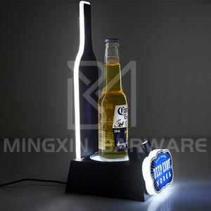 Présentoir à vin haut de gamme Offres Spéciales Présentoir lumineux à une bouteille Présentoir à champagne pour bar Accessoires - Product Image 4