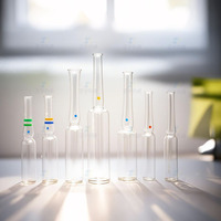 Ampoule en verre borosilicate ISO injectable pharmaceutique 1 ml 2 ml 5 ml 10 ml 20 ml Ampoule en verre OPC