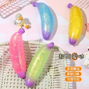 Juguete Antiestrés Personalizado de Plátano de Subida Lenta, Bola de Juguete de Frutas para Niñas y Niños de 2 a 13 Años - Product Image 3