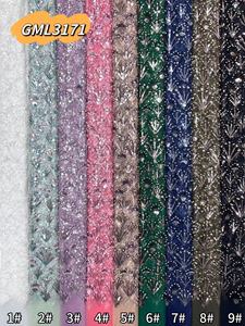 Nouveau <span class=keywords><strong>2023</strong></span> métallique dentelle tissu rouge dentelle français dentelle mariée cristal paillettes lourd blanc broderie perles paillettes pour mariage - Product Image 6