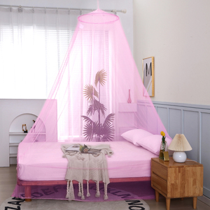 Lưới chống muỗi hình nón tròn màu hồng 100% Polyester - Product Image 3