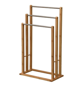Portasciugamani in <span class=keywords><strong>Legno</strong></span> Massello <span class=keywords><strong>di</strong></span> Alta Qualità per Bagno, Vendita all'Ingrosso, Supporto e Scaffale per Stoccaggio - Product Image 3