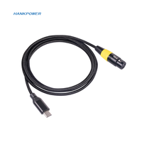 Adaptateur de téléphone pour ordinateur USB-C type-c mâle vers 3P XLR femelle câble de convertisseur de micro Audio Microphone
