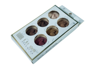 Boîte de fenêtre en PVC de conception gratuite personnalisée boîte de fard à paupières 6 couleurs boîte en carton emballage cadeau cosmétique offre de prix en gros - Product Image 3
