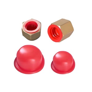 Tapón Protector de Goma Rojo Roscado de Varios Tamaños, Antipolvo y Anticorrosión para Tuberías y Pernos de Petróleo y Gas - Product Image 3