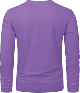 เสื้อยืดคอเต่าทรงโอเวอร์ไซส์ผ้าฝ้ายถัก 100% สำหรับผู้ชาย ระบายอากาศได้ดี ไม่ยับ คุณภาพสูง - Product Image 2