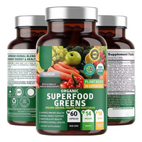 Superfood Fruit & Groente Capsules Vegan Super Green Immuunondersteunend Supplement voor Volwassenen