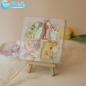 مغناطيسات ثلاجة معدنية حديثة مخصصة بأشكال ثلاثية الأبعاد وطباعة بارزة - Product Image 5