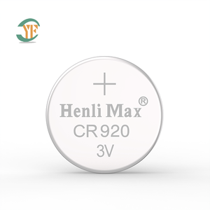 Henli Max заводская цена <span class=keywords><strong>CR920</strong></span> кнопочный аккумулятор 25 мАч 3 В литиевая батарея для часов, игрушек, медицинских устройств - Product Image 2