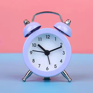 Cute 1.5-inch Student Metal Small Alarm <b>Clock</b> Children's <b>Bedside</b> Mini <b>Clock</b> - Product Image 3
