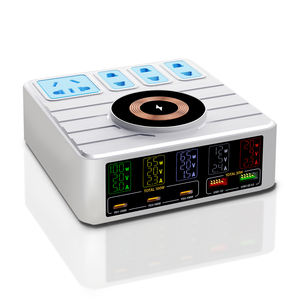 <span class=keywords><strong>Chargeur</strong></span> USB multiport 140W Chargement sans fil QC3.0 18W 10-en-1 PD Station de charge pour iPhone pour ordinateur portable <span class=keywords><strong>Samsung</strong></span> - Product Image 1