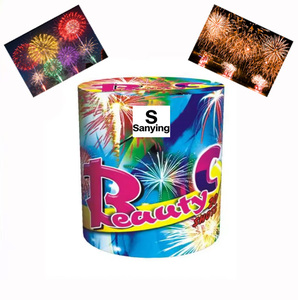 Vente directe usine : Feux d'artifice de gâteau 1'' 16 coups, Feux d'artifice pyrotechniques colorés pour spectacle, Bombes de feux d'artifice nocturnes, Gâteau de feux d'artifice du Nouvel An pour consommateurs - Product Image 3