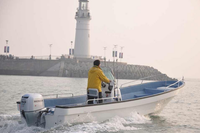 Bateau de pêche en fibre de verre Grandsea 7m/23ft, bateau Panga pas cher à vendre