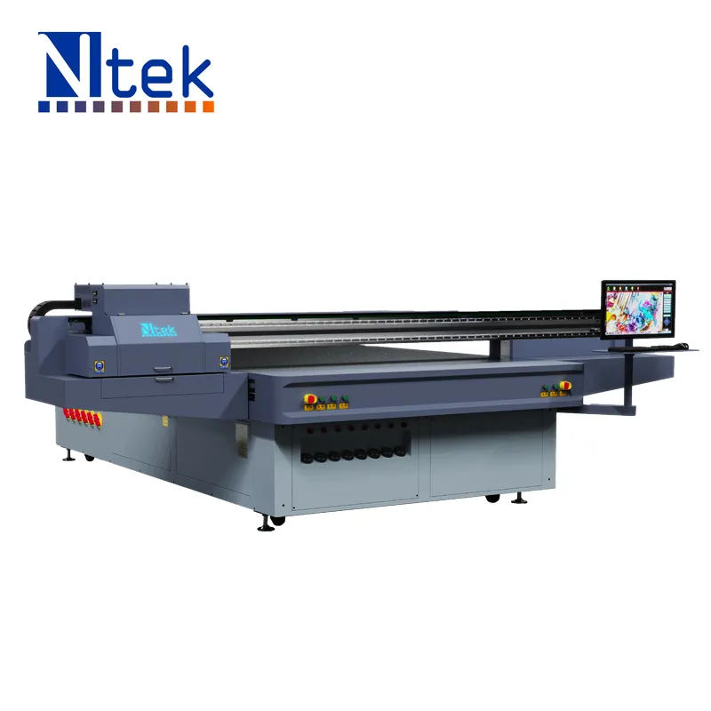 NTEK uv Flatbed printer Print on PVC board printing machine with GEN5 print head