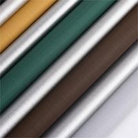 Tissu Oxford en tissu de parapluie en polyester imperméable enduit d'argent 210D de haute qualité tissé avec PVC 100% Polyester