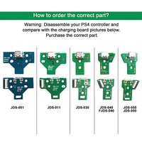 Circuit imprimé de prise de Port de charge USB pour carte PCB de contrôleur PS4 avec câble ruban flexible JDS 011 001 030 040 055(JDS-011)