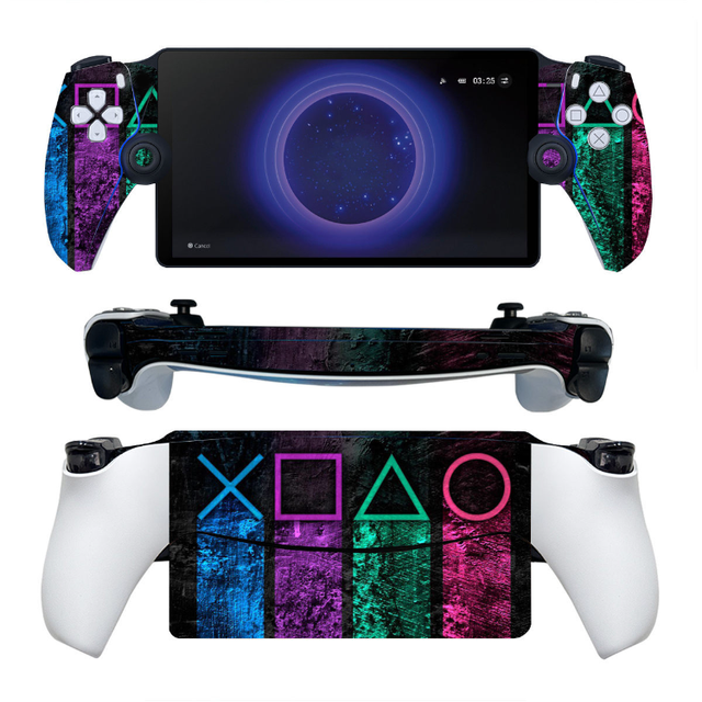 Console Skin Vinyl Cover Decal Sticker for Play Station Portal for PS Portal Handheld Flim Cover Protective Sticker