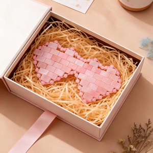 Maschera per Occhi in Quarzo Rosa Naturale Lavabile, Certificata CE, per Alleviare lo Stress e Favorire il Sonno, con Logo Personalizzato - Product Image 1