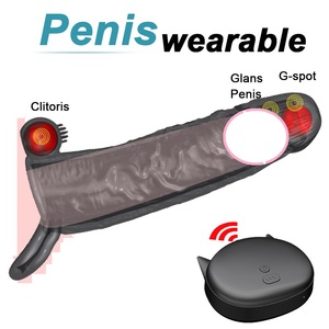 Sex Toys per Adulti Preservativi Vibranti per Pene Ingrandimento Preservativo Riutilizzabile per Uomo Vibratore Guaina per Pene Sex Toys per Coppie - Product Image 3