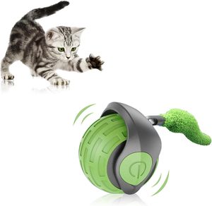 Nouvelle balle intelligente électronique interactive pour animaux de compagnie, rechargeable par USB, jouet automatique pour chat, balle roulante intelligente pour chaton - Product Image 1