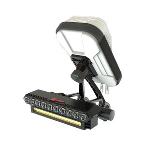 <b>Bicycle</b> <b>Light</b> Bag Combo Handlebar Mount 1.5L Waterproof With Phone Pocket For Outdoor Cycling - Product Image 1