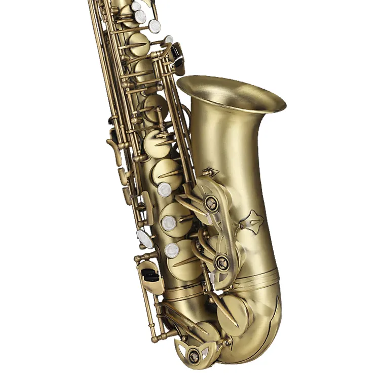Acessórios de saxofone dourado, preço barato tenor instrumento musical profissional bb parte tenor