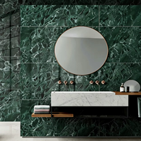 Pierre frittée de luxe verte, texture Book Match, résistante au feu, de qualité alimentaire, pour piscine, escalier extérieur et applications de salle à manger