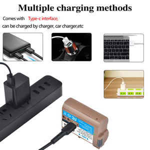 <span class=keywords><strong>EN</strong></span>-EL15C EL15 <span class=keywords><strong>EL15a</strong></span> แบตเตอรี่2600mAh ชนิด C สำหรับ <span class=keywords><strong>Nikon</strong></span> D500 D600 D610 D750 D7000 D7100 D7200 D800 D810 ZF Z5 Z6 Z7กล้อง Z8 - Product Image 6