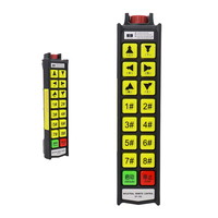 Control Remoto Inalámbrico Industrial de Doble Velocidad y 14 Teclas, a Prueba de Agua IP67, con Parada de Emergencia y Anti-interferencias, para Grúas de 36V-550V